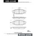 Centric Parts CTEK Brake Pads, 102.11140 102.11140